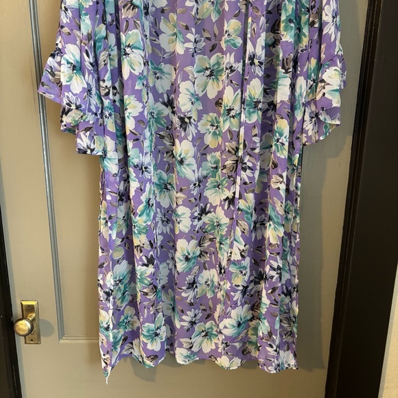 Floral Purple Cardigan - Picture 2 of 7
